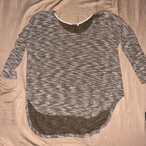EARTHBOUND Sweater Bundle Brown & White, Black Scoop Neck Hi Low Sweaters